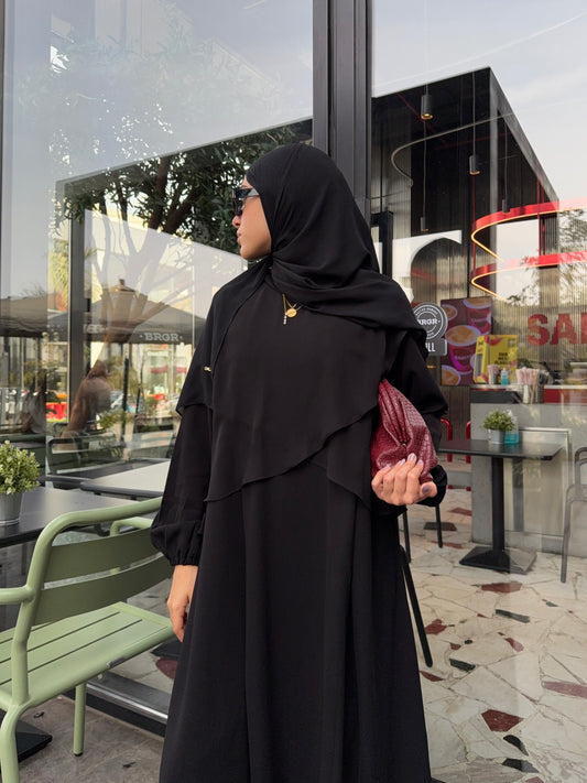 Cape Chiffon Abaya