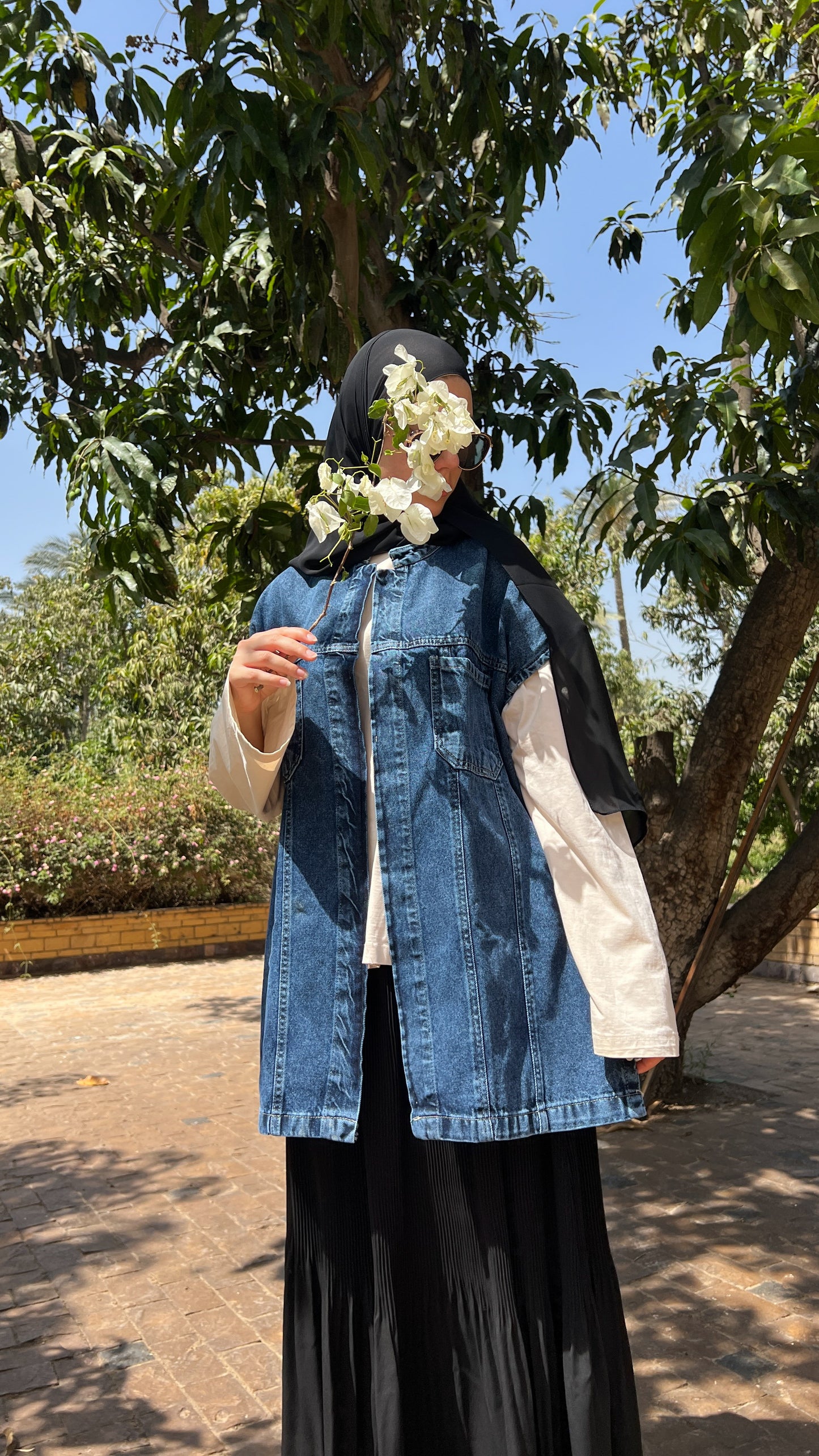 Aisha Denim vest