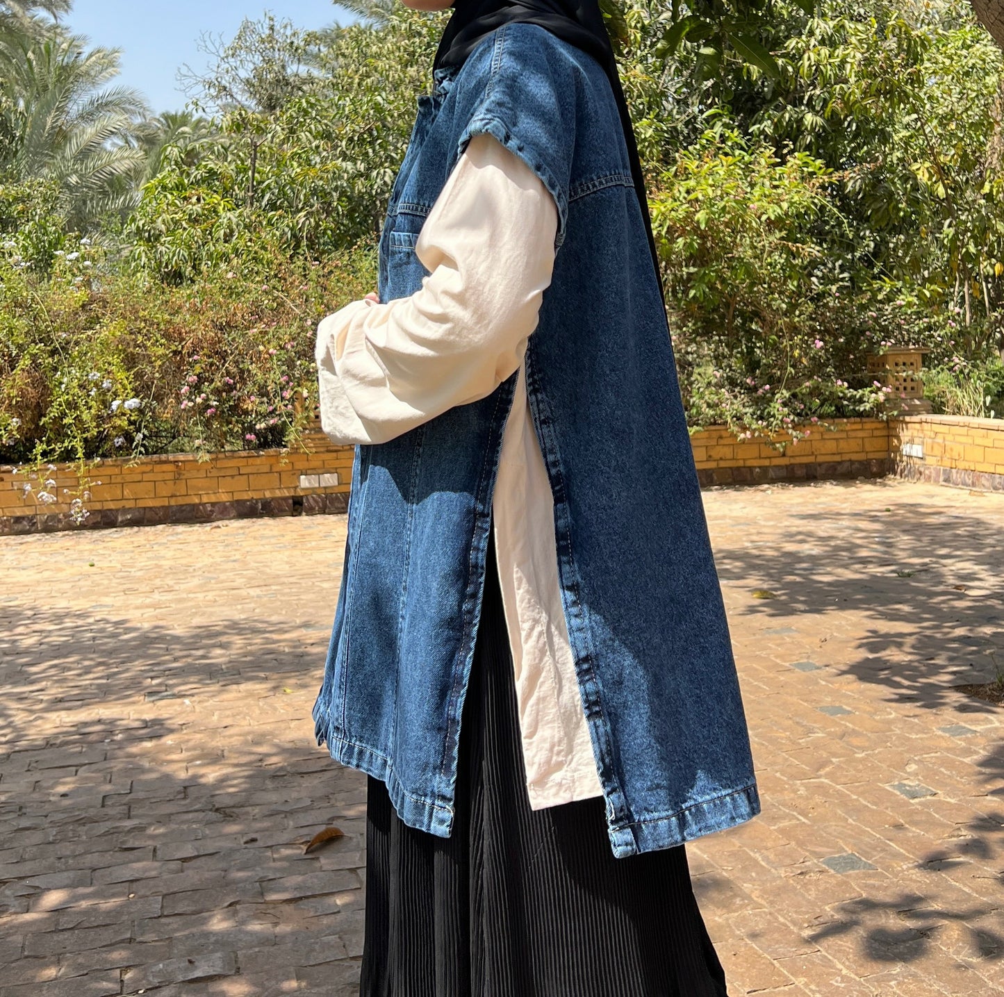Aisha Denim vest