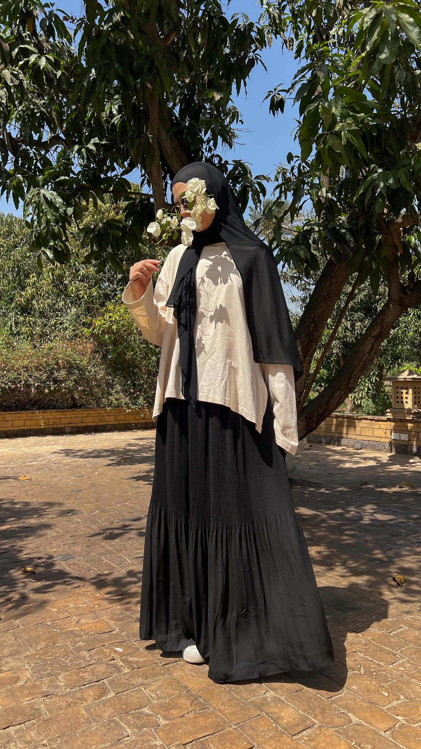 The Fully Pleated Skirts in Black