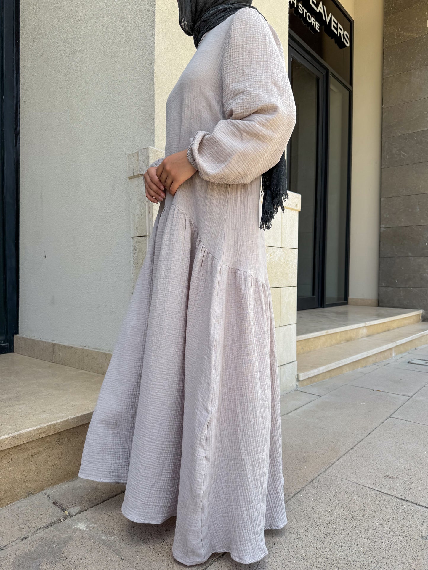The Nyla Dress in Grey