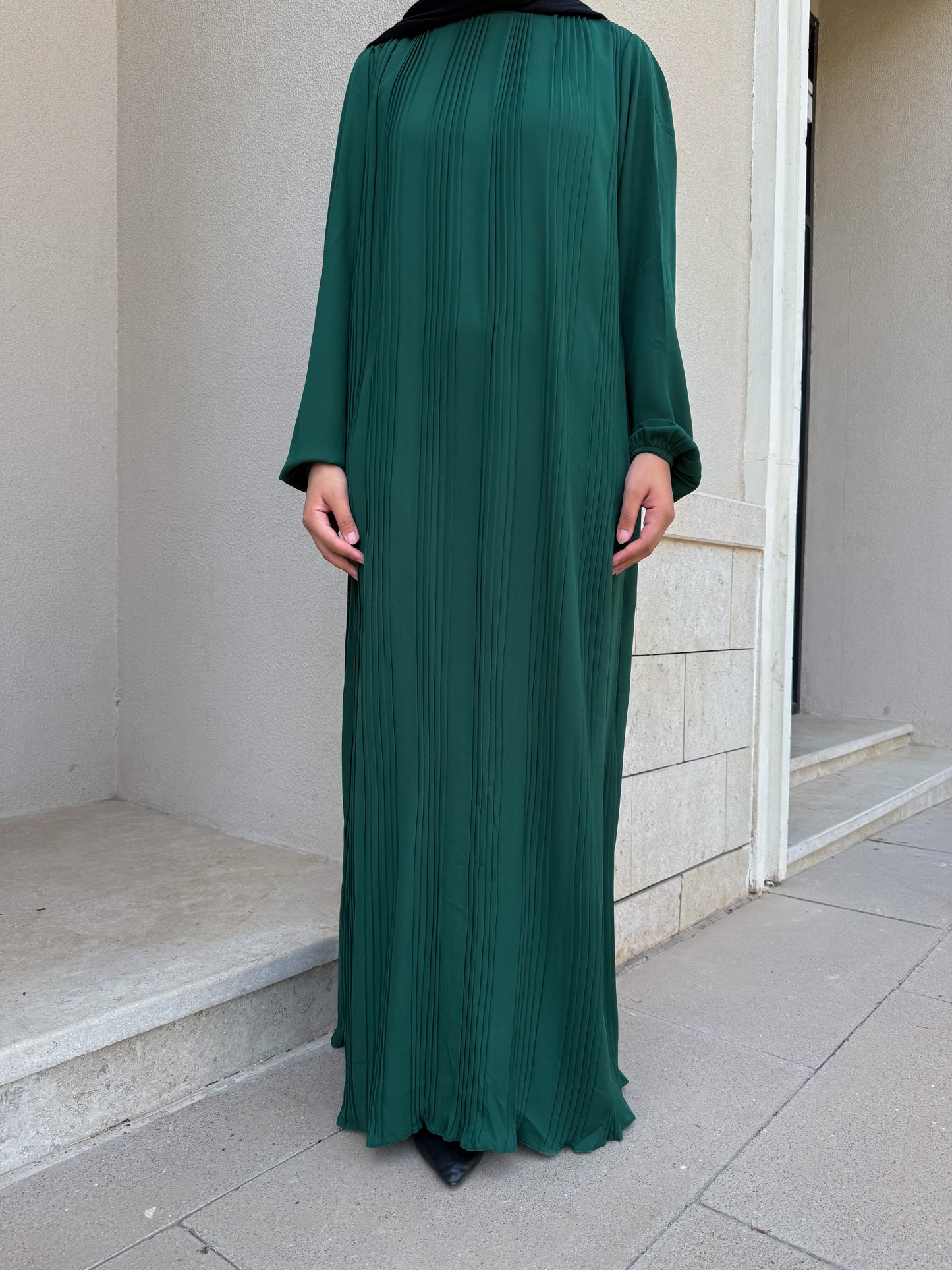 Amaia Abaya Dress in Green