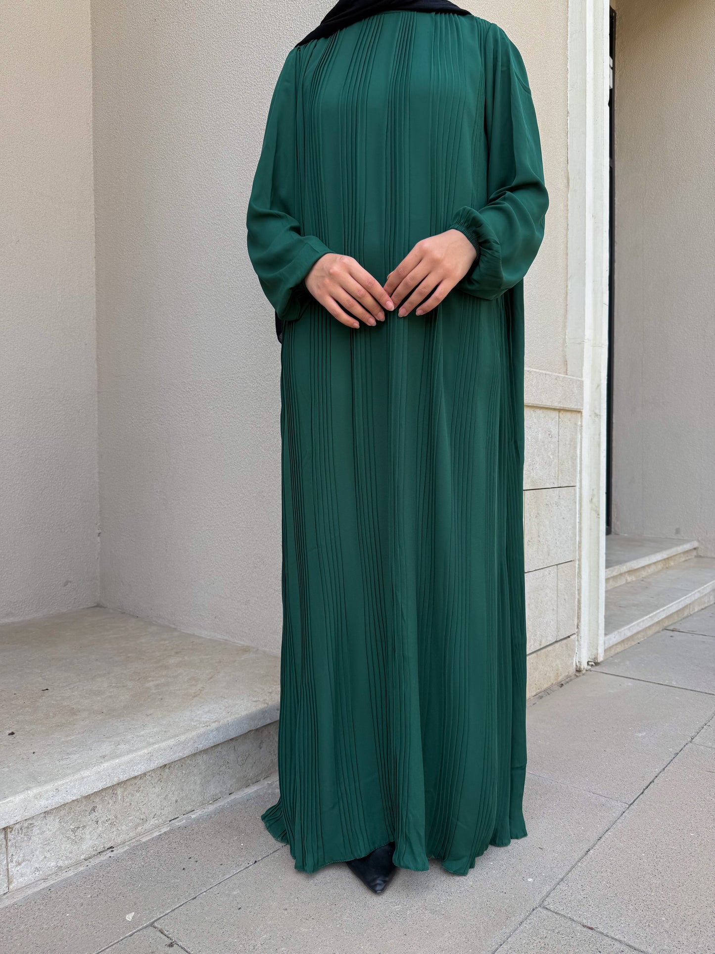 Amaia Abaya Dress in Green