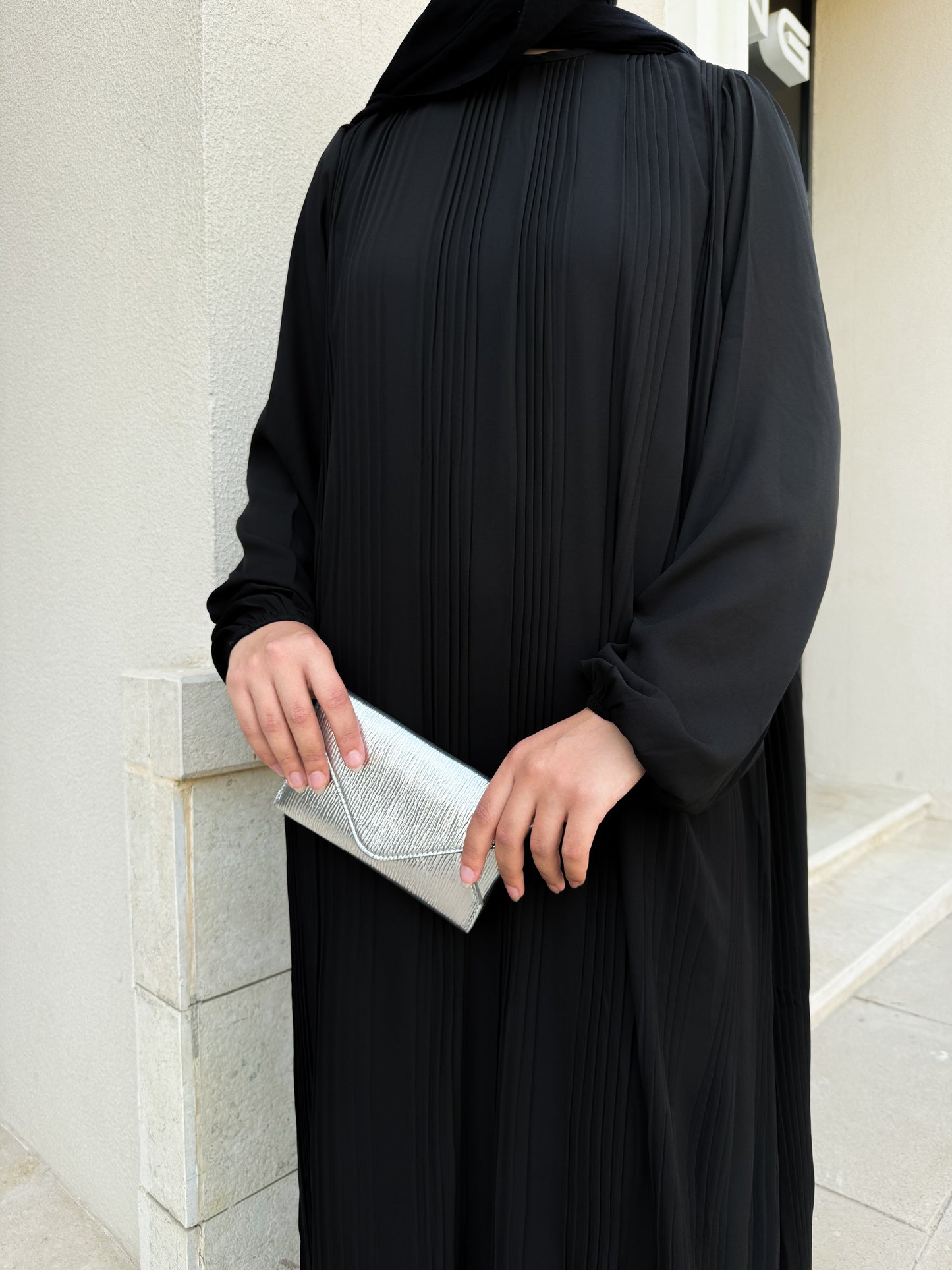Amaia Abaya Dress in Black