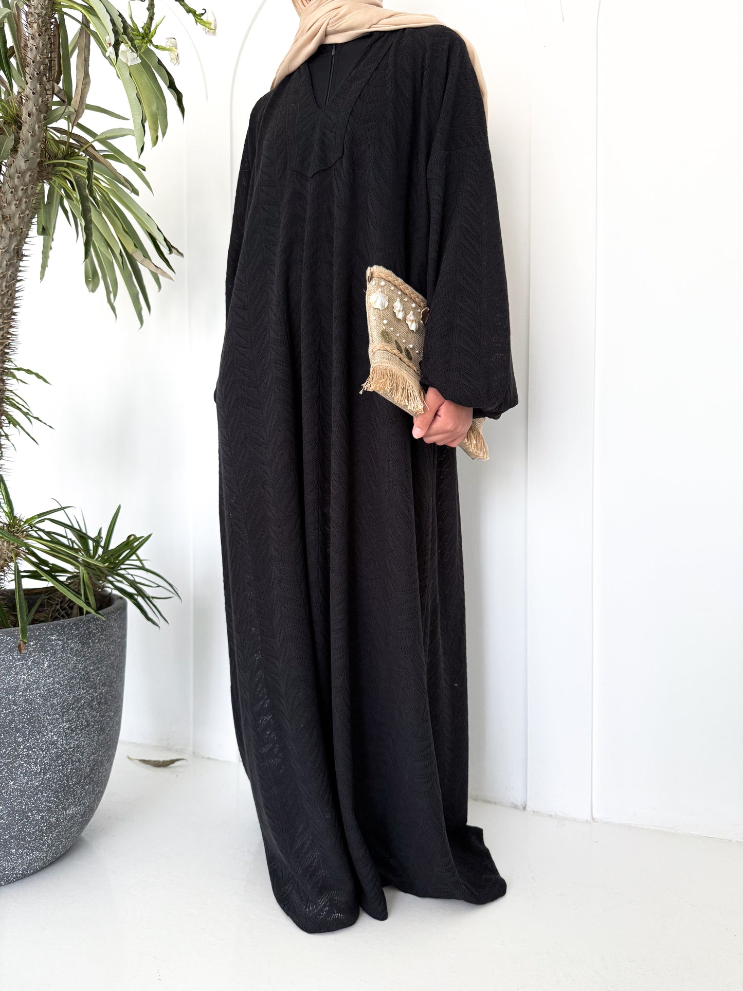 Mawja Cover up Dress in Black