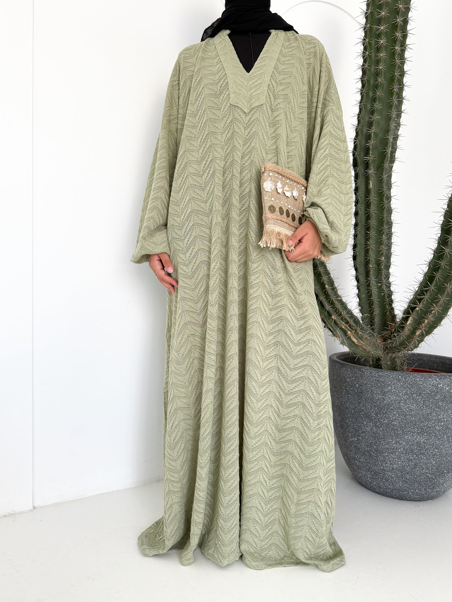 Mawja Cover up Dress in Mint Green