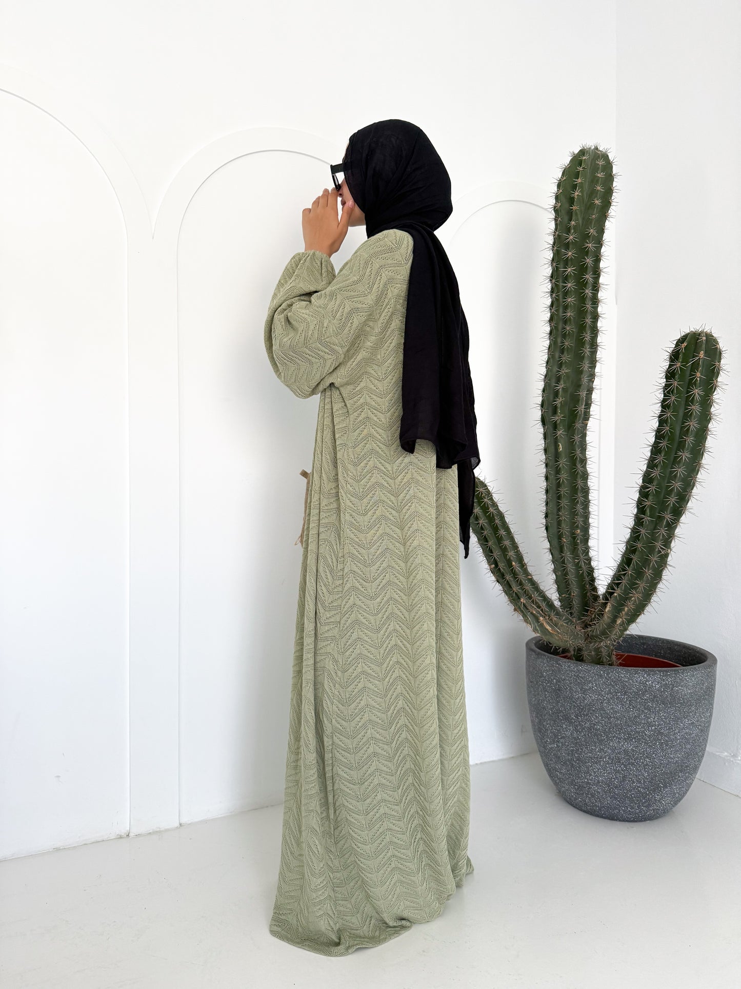 Mawja Cover up Dress in Mint Green