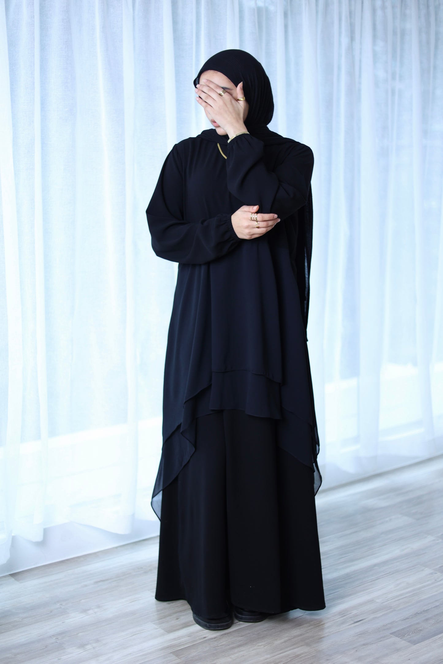 Noor Black Abaya