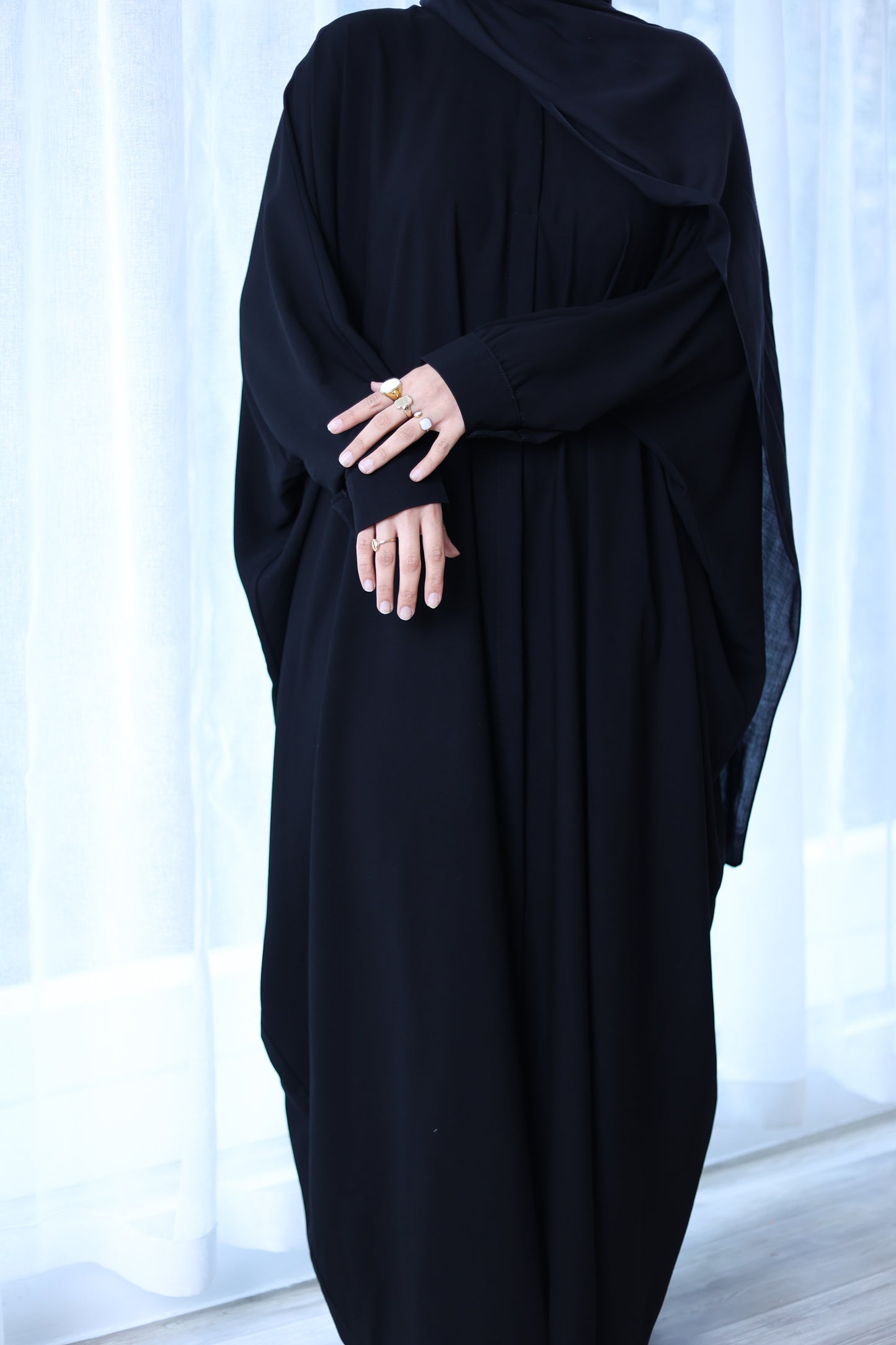 Qadira Black Abaya