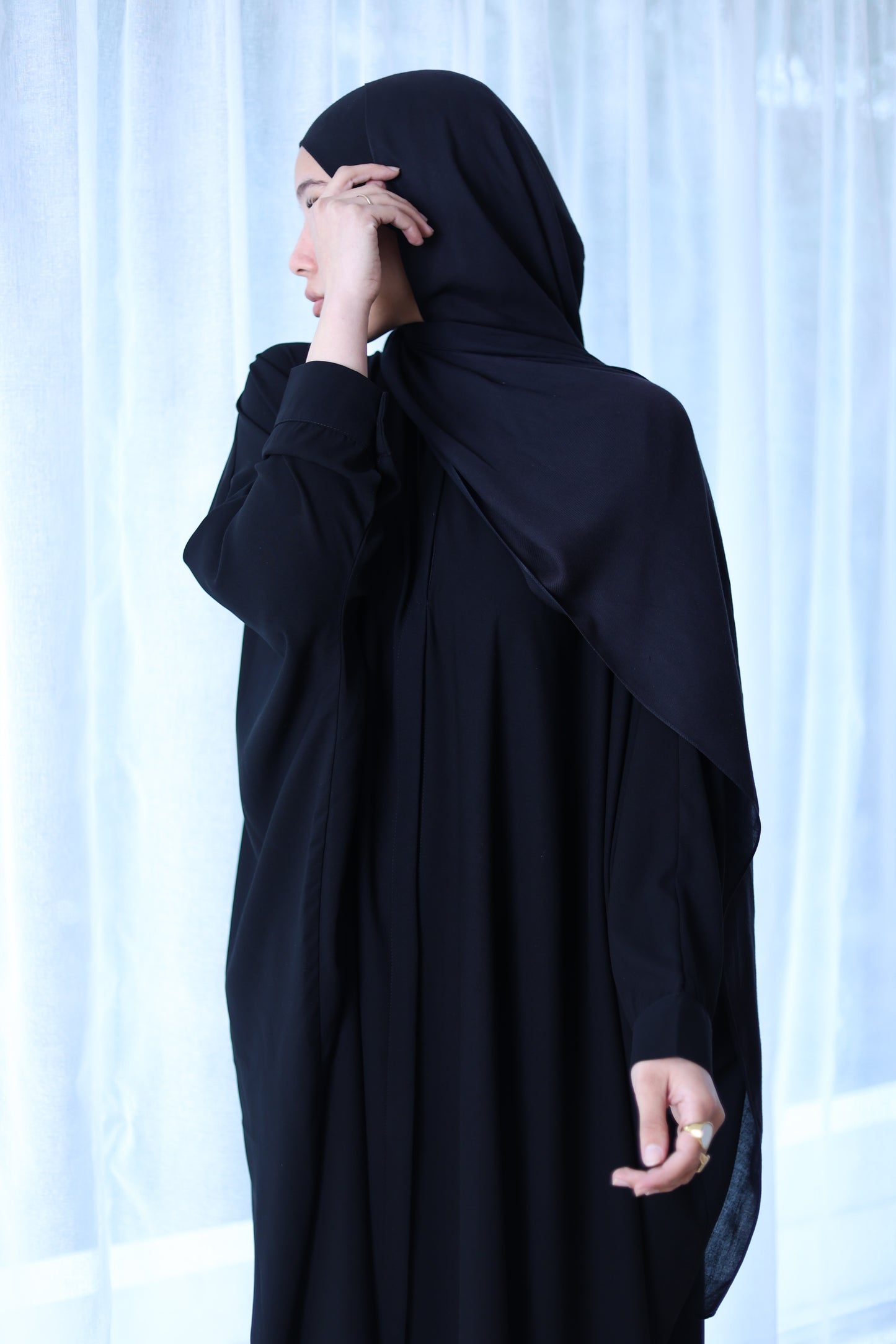 Qadira Black Abaya