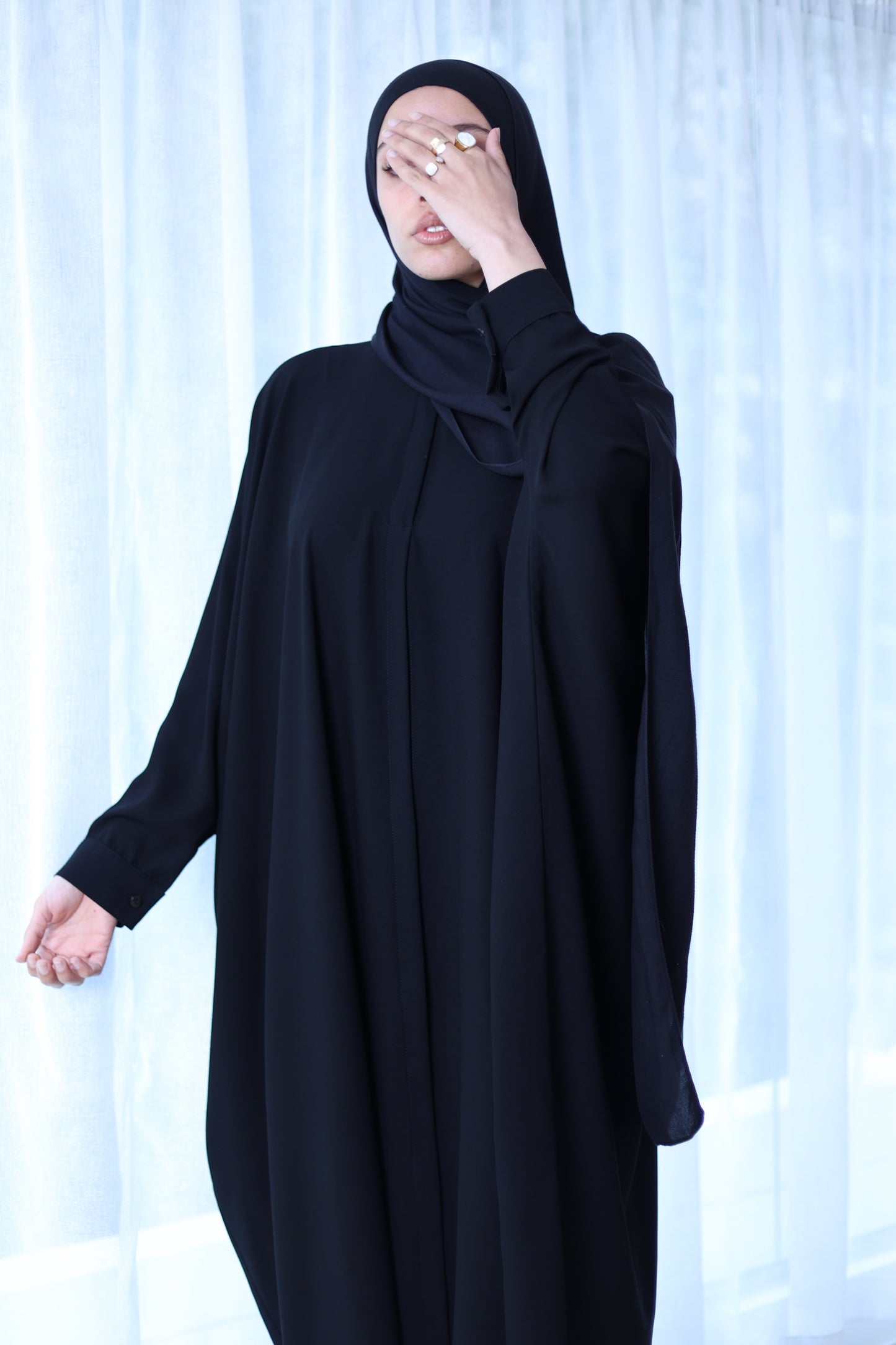 Qadira Black Abaya