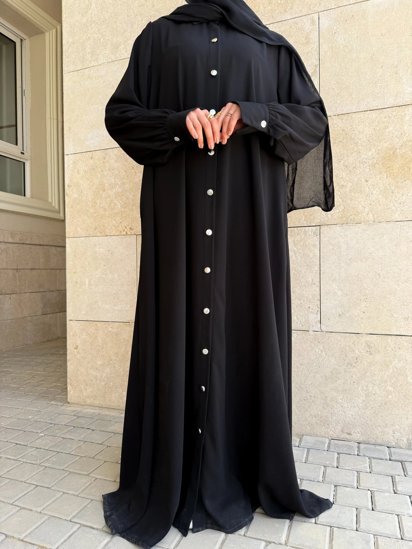 Hedaya Black Abaya