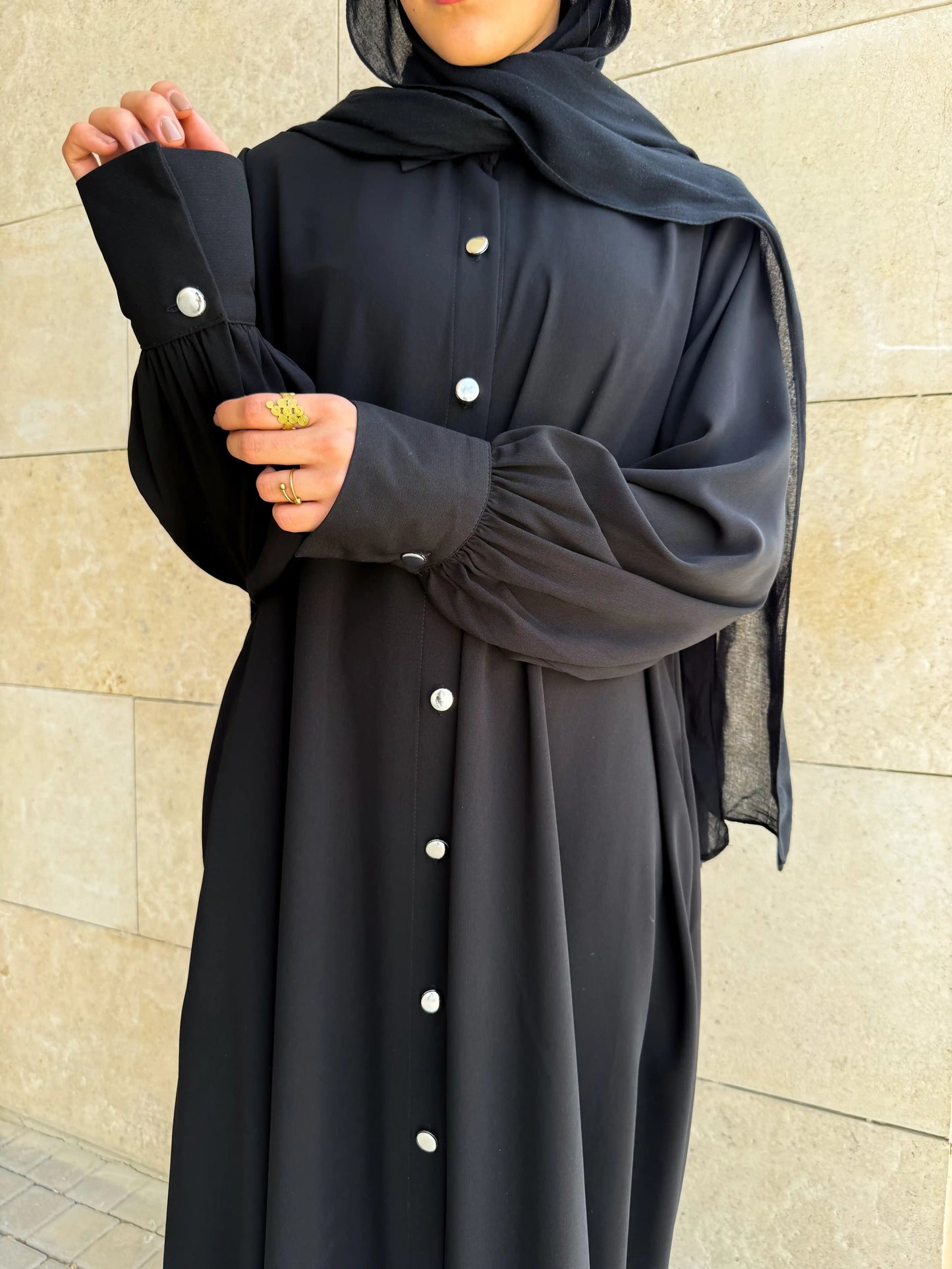 Hedaya Black Abaya
