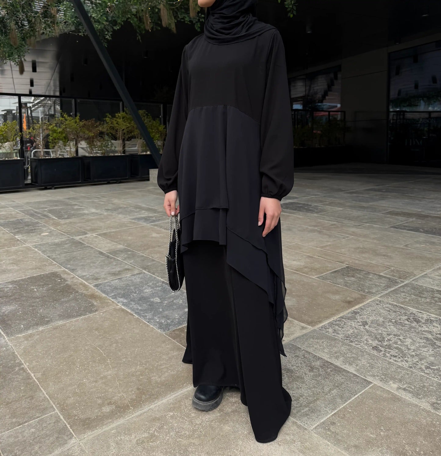 Noor Black Abaya