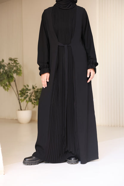 Middle Pleated Abaya