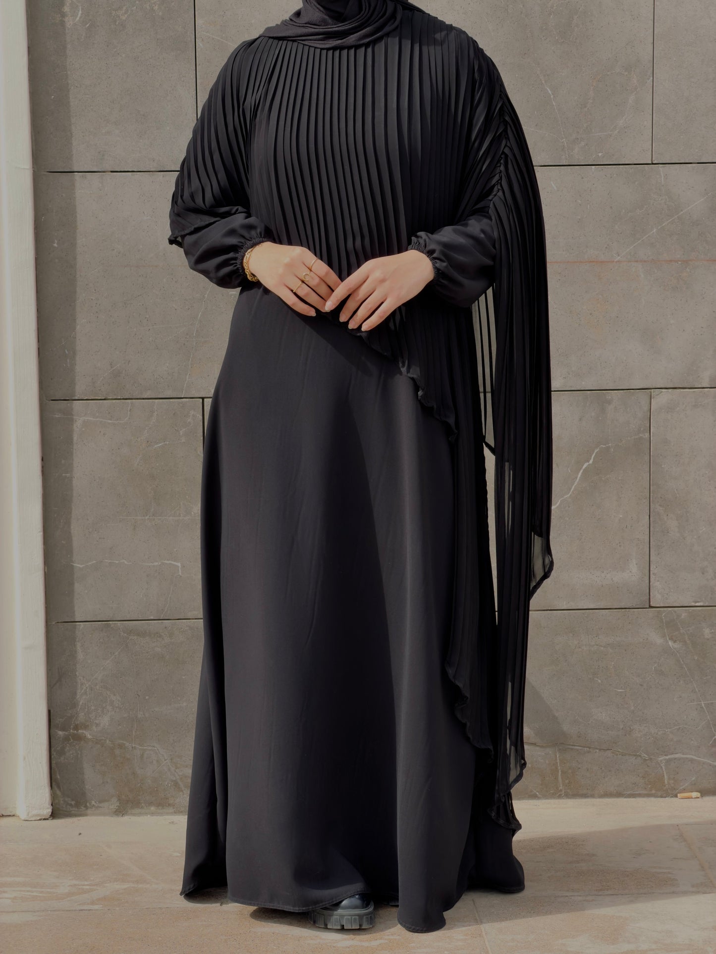 Cape Pleated Abaya