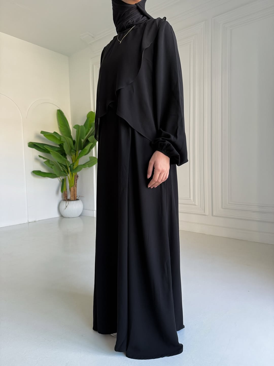 Cape Chiffon Abaya