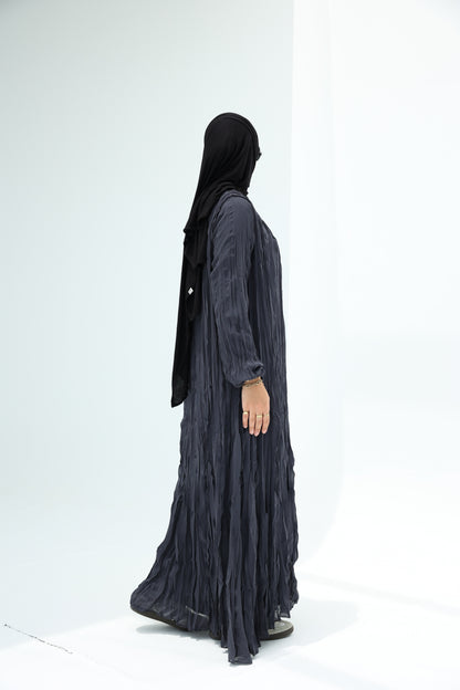 Asia Crushed Grey Dress