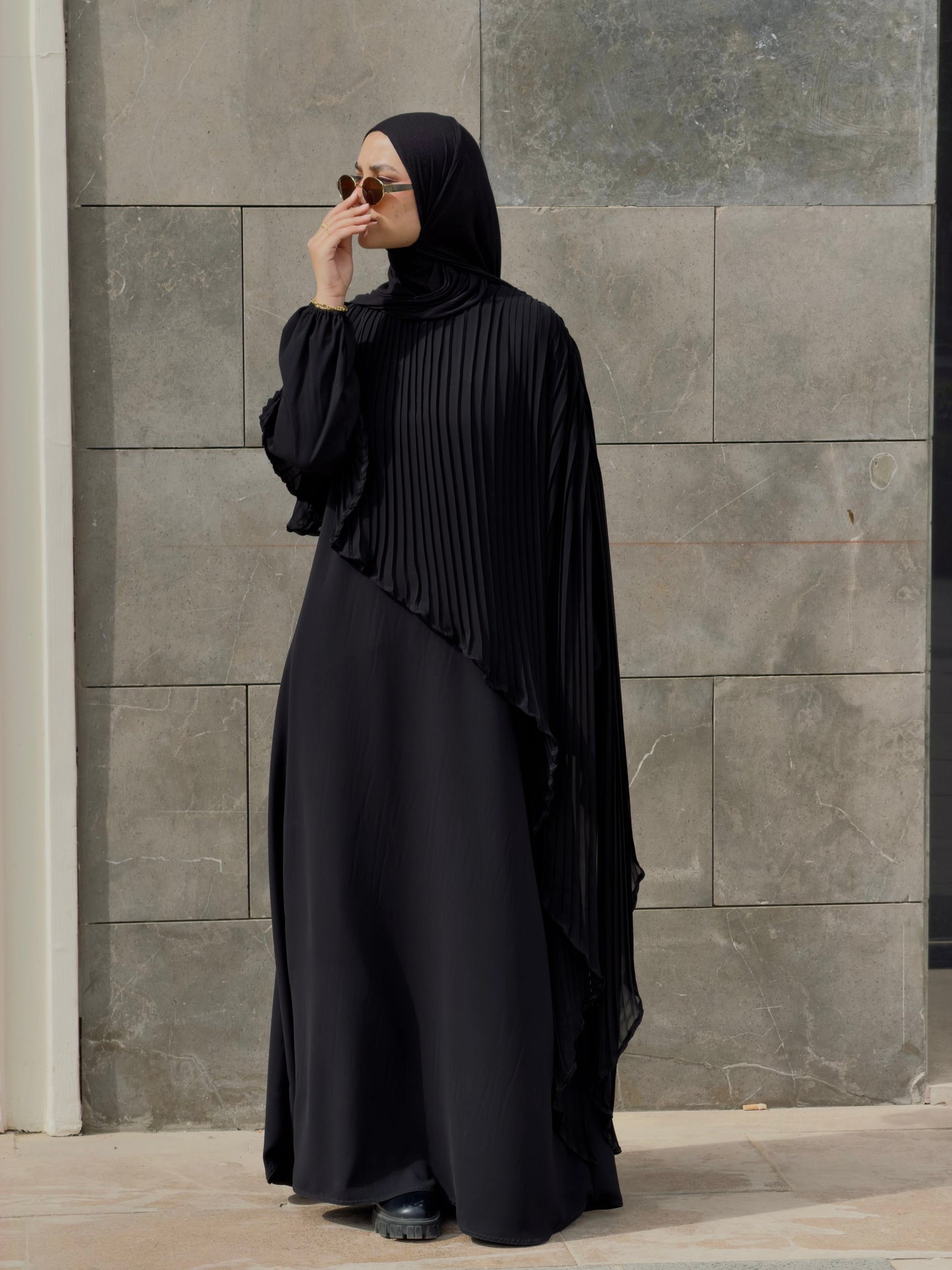 Cape Pleated Abaya