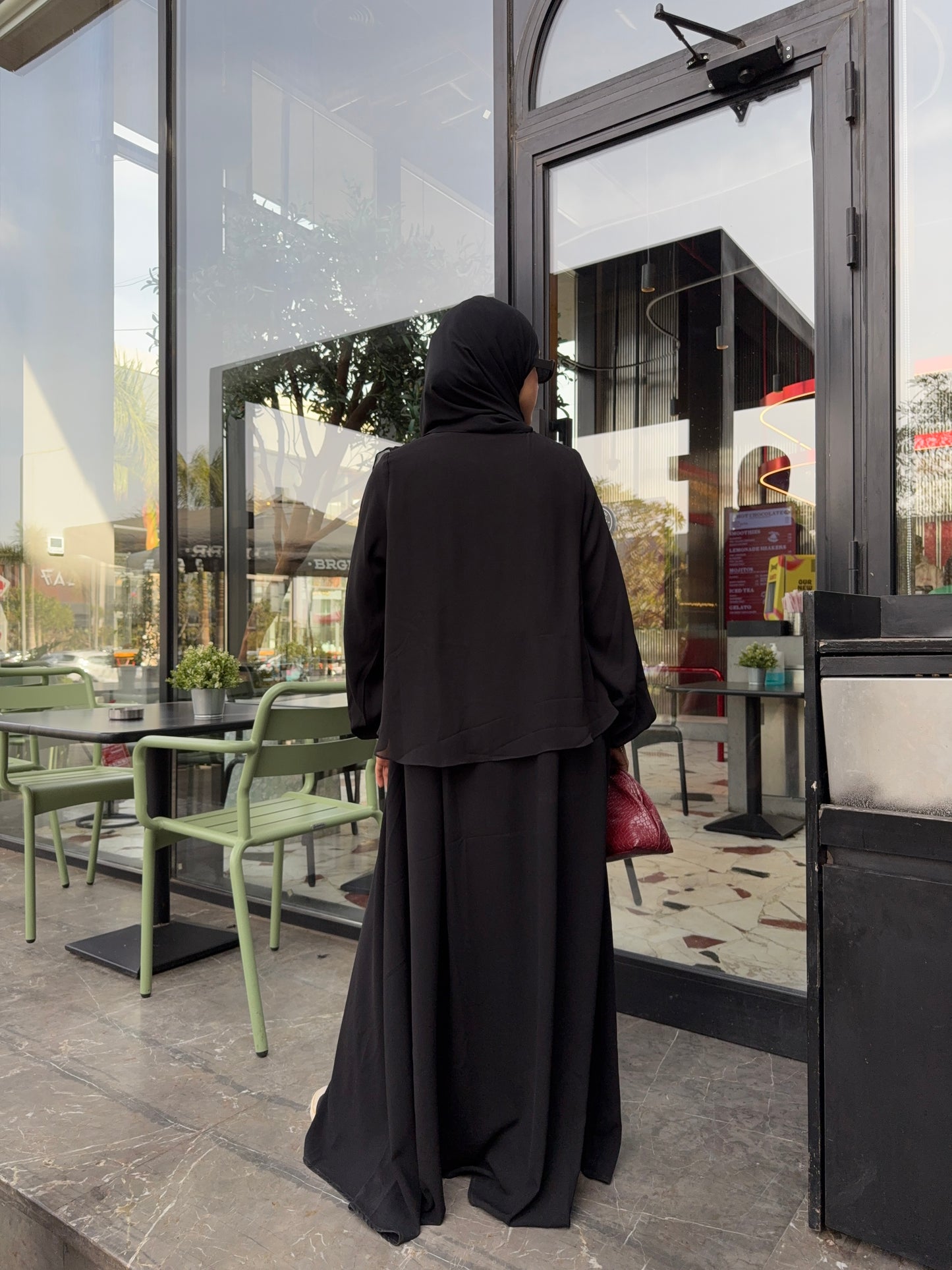 Cape Chiffon Abaya