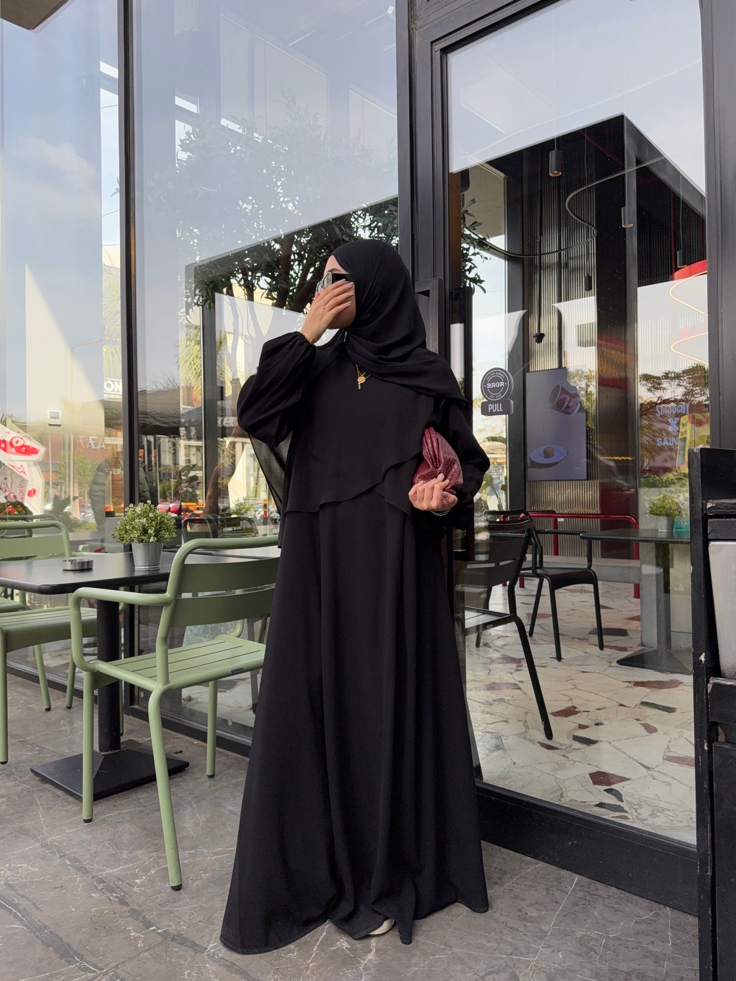 Cape Chiffon Abaya