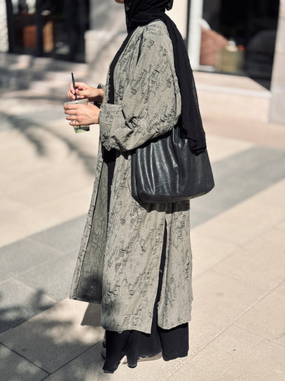 The Texture Cardigan In Olive