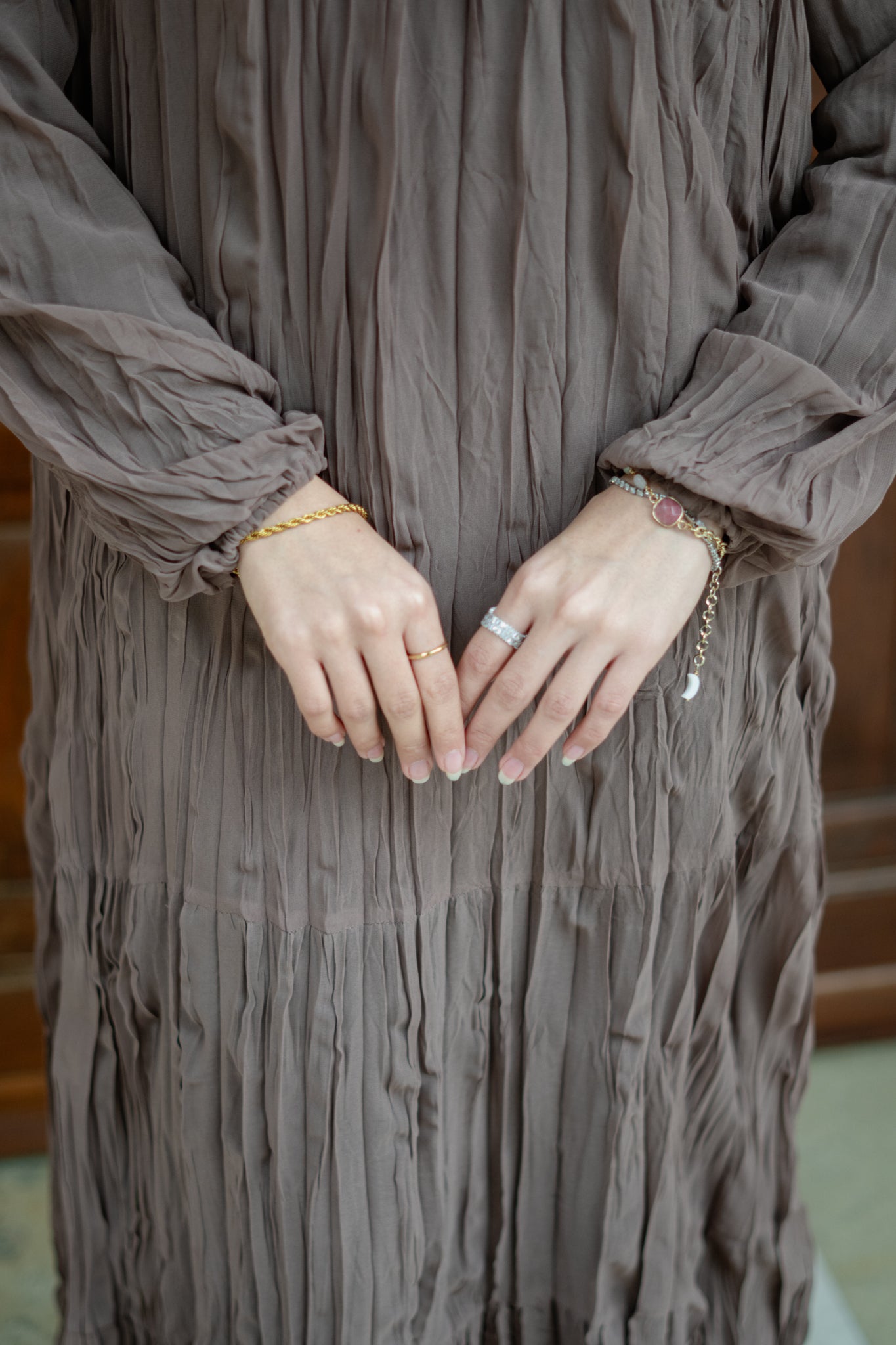 Asia Crushed Cafe Dress