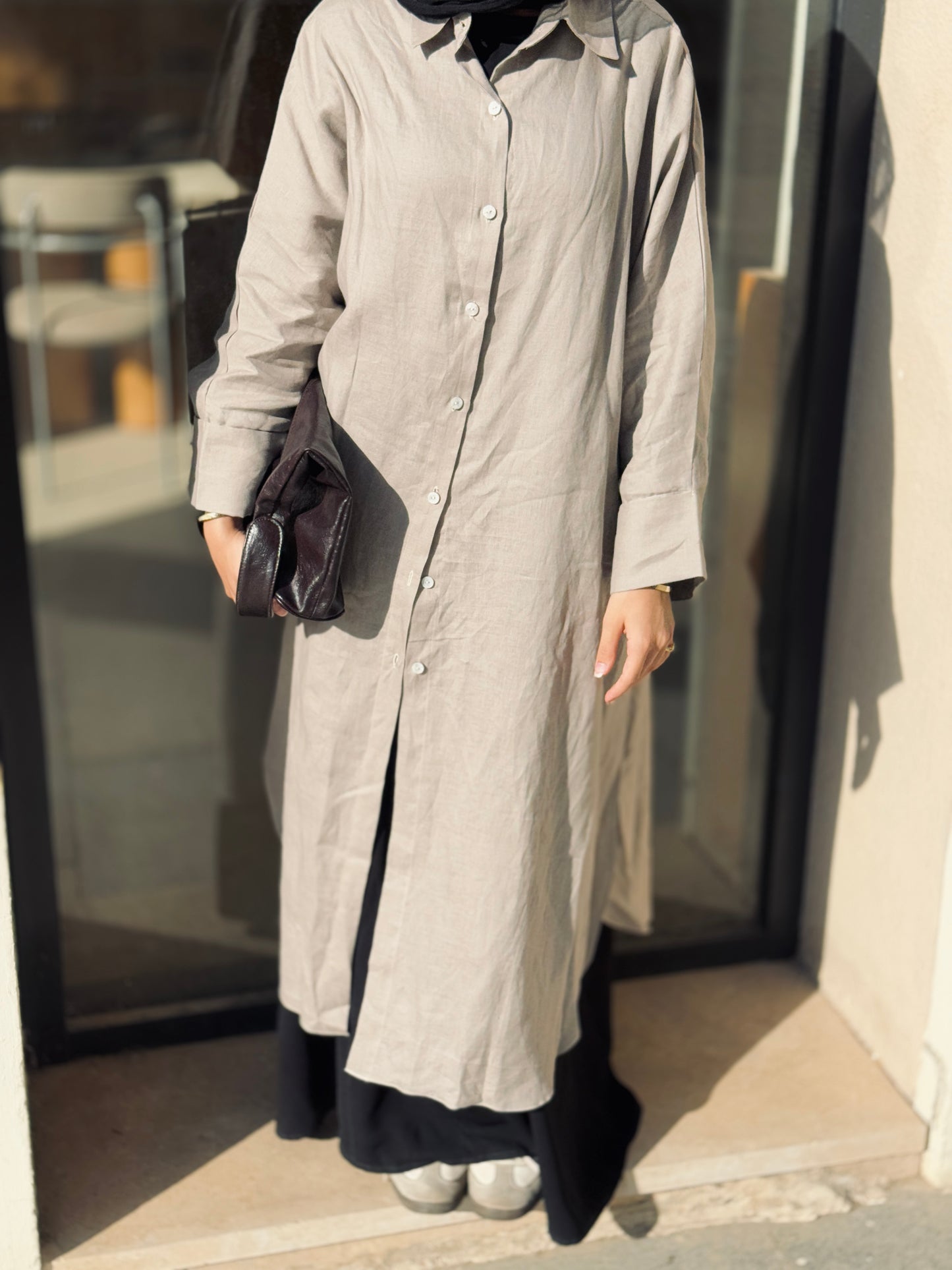 The Pure Linen Shirt in Cream