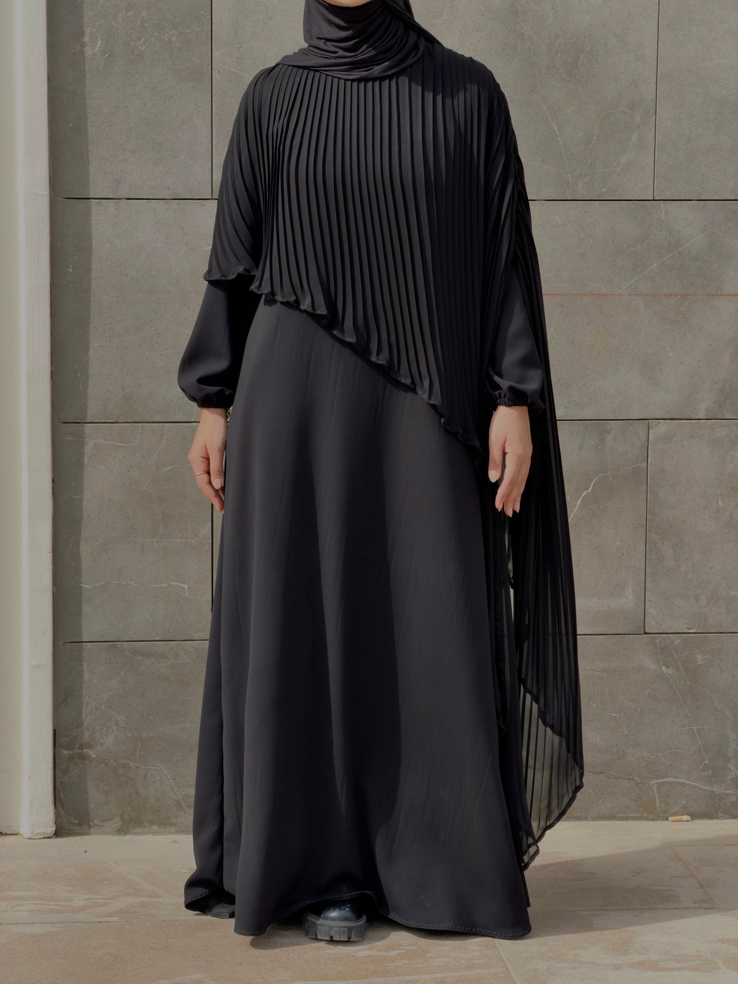 Cape Pleated Abaya