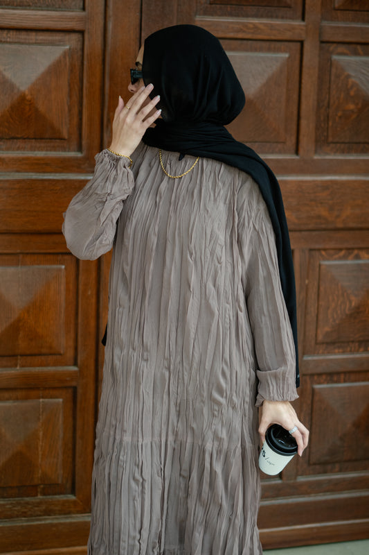 Asia Crushed Cafe Dress