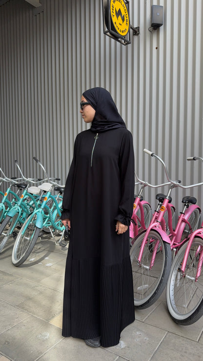Bottom Pleated Abaya