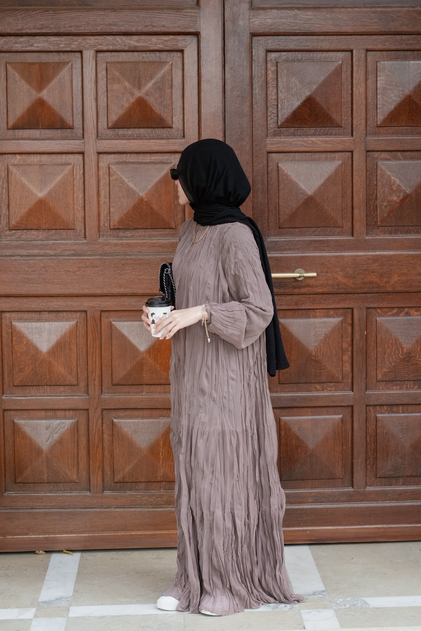 Asia Crushed Cafe Dress