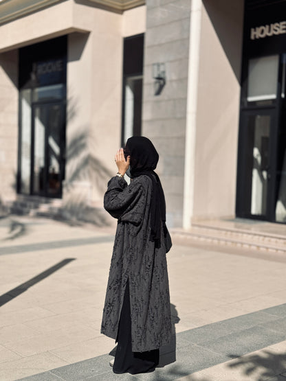 The Texture Cardigan In Grey