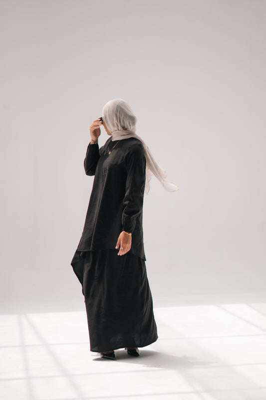 The Asymmetrical Set in Black