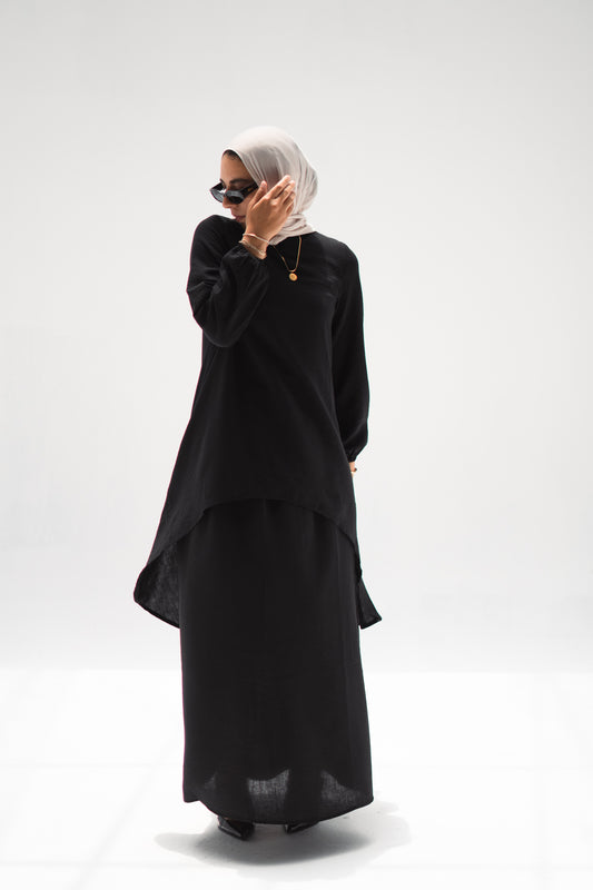 The High-Low Set in Black
