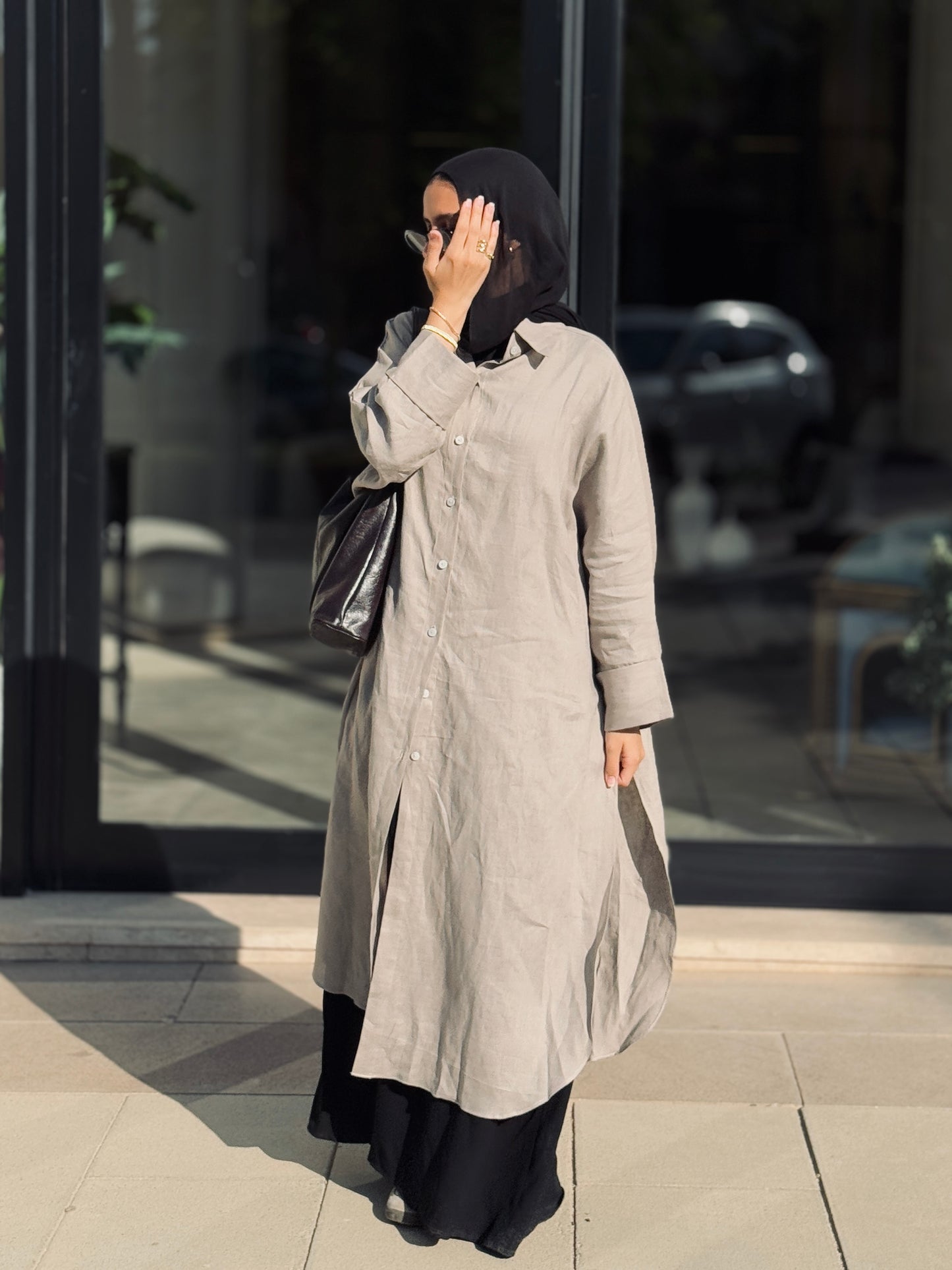 The Pure Linen Shirt in Cream