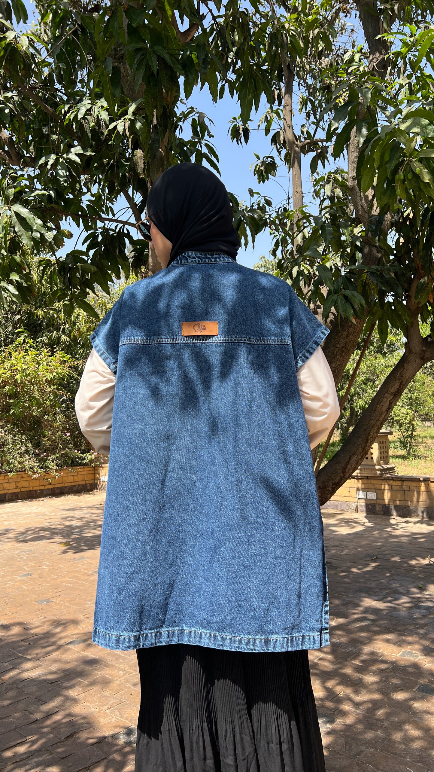 Aisha Denim vest
