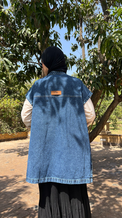 Aisha Denim vest