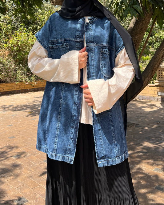 Aisha Denim vest