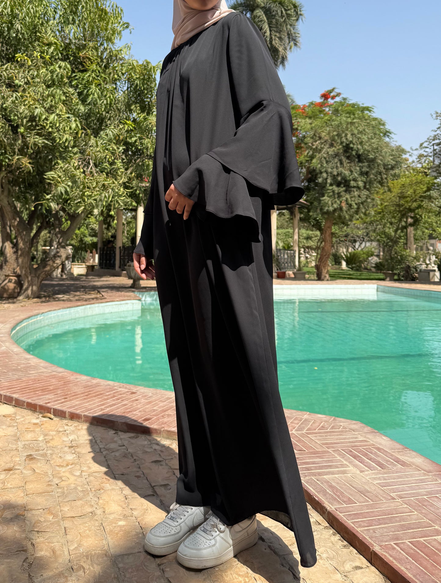 Hoor abaya in black
