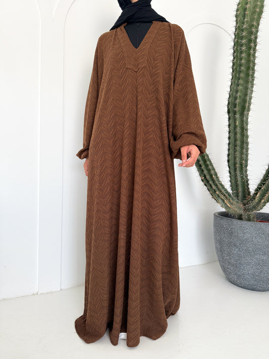 Mawja Cover up Dress in Brown