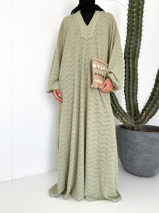 Mawja Cover up Dress in Mint Green