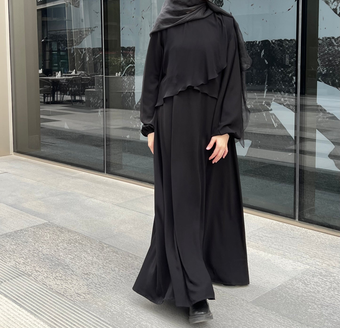 Cape Chiffon Abaya