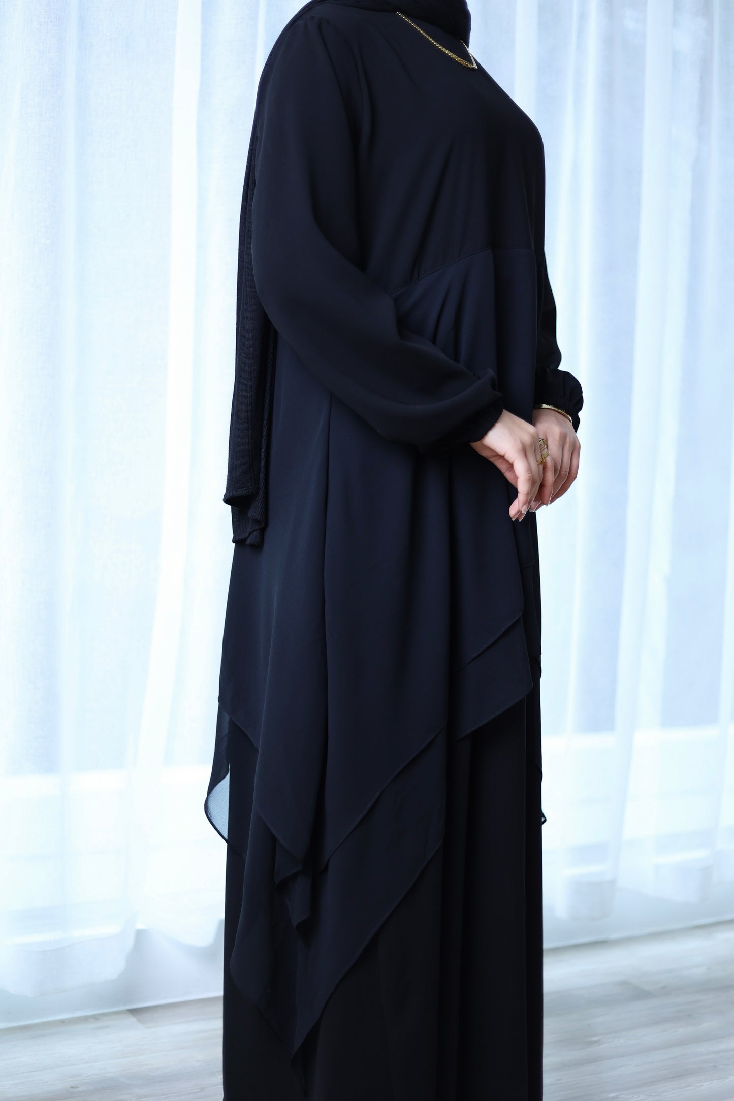 Noor Black Abaya