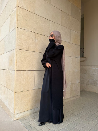 The Knitted Cardigan in Black