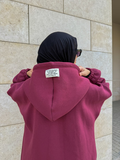 The Milton Jacket in Burgundy