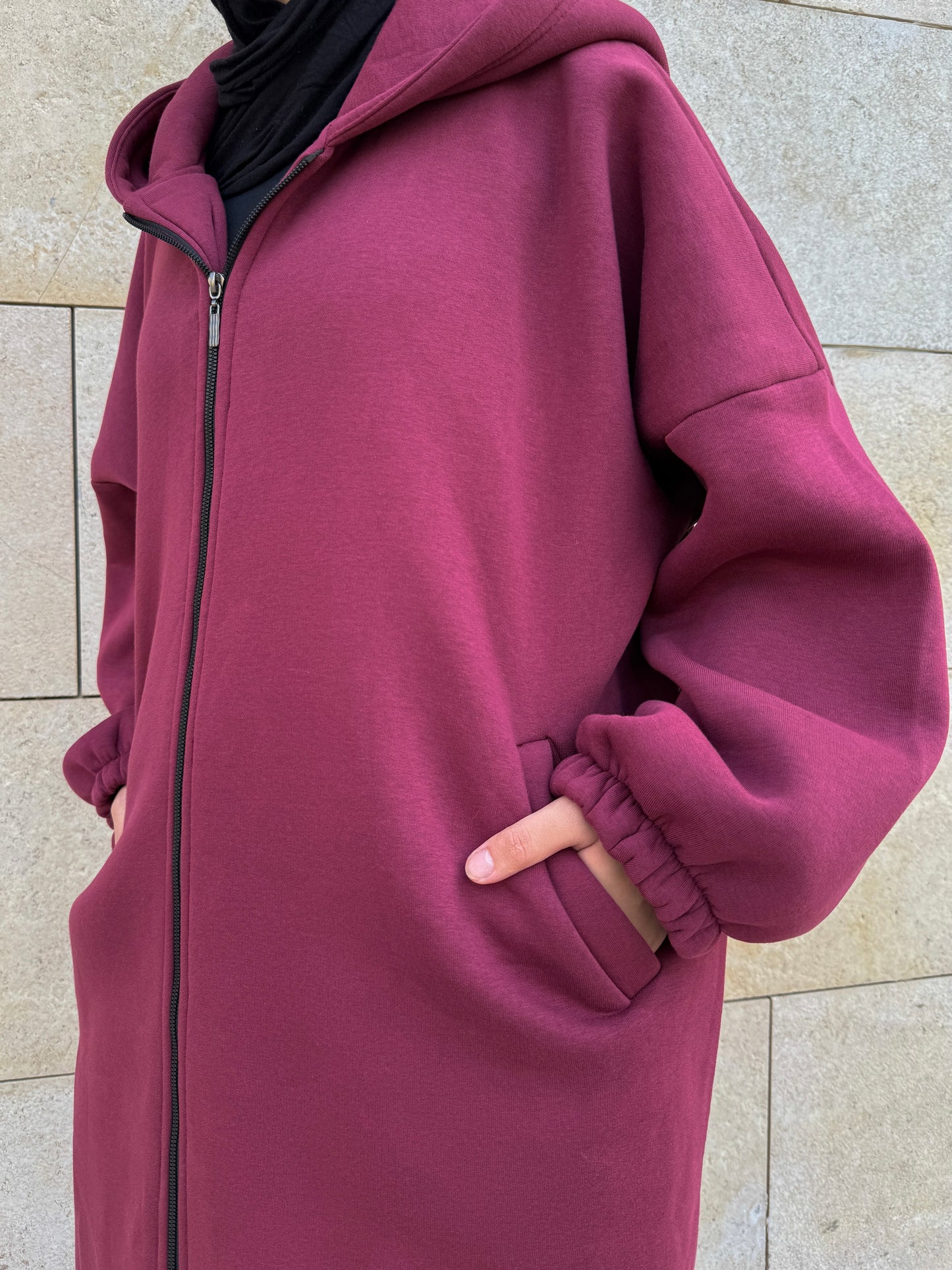 The Milton Jacket in Burgundy