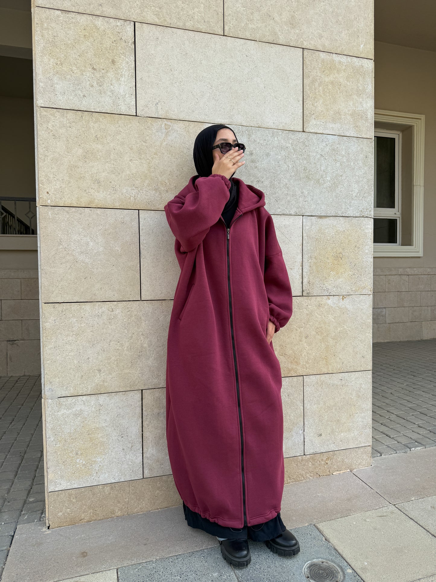 The Milton Jacket in Burgundy