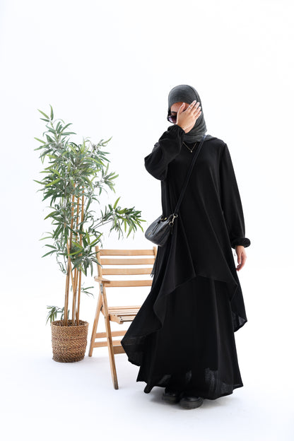 Winter flowy Set in Black